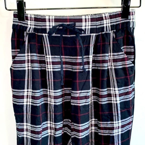 TALULA Plaid Joggers Black Red And White - Picture 4 of 5